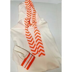 Massimo Rebecchi Hoodie Sweatshirt LG Ivory/Org Creamsicle VOLS Colors Game Day!